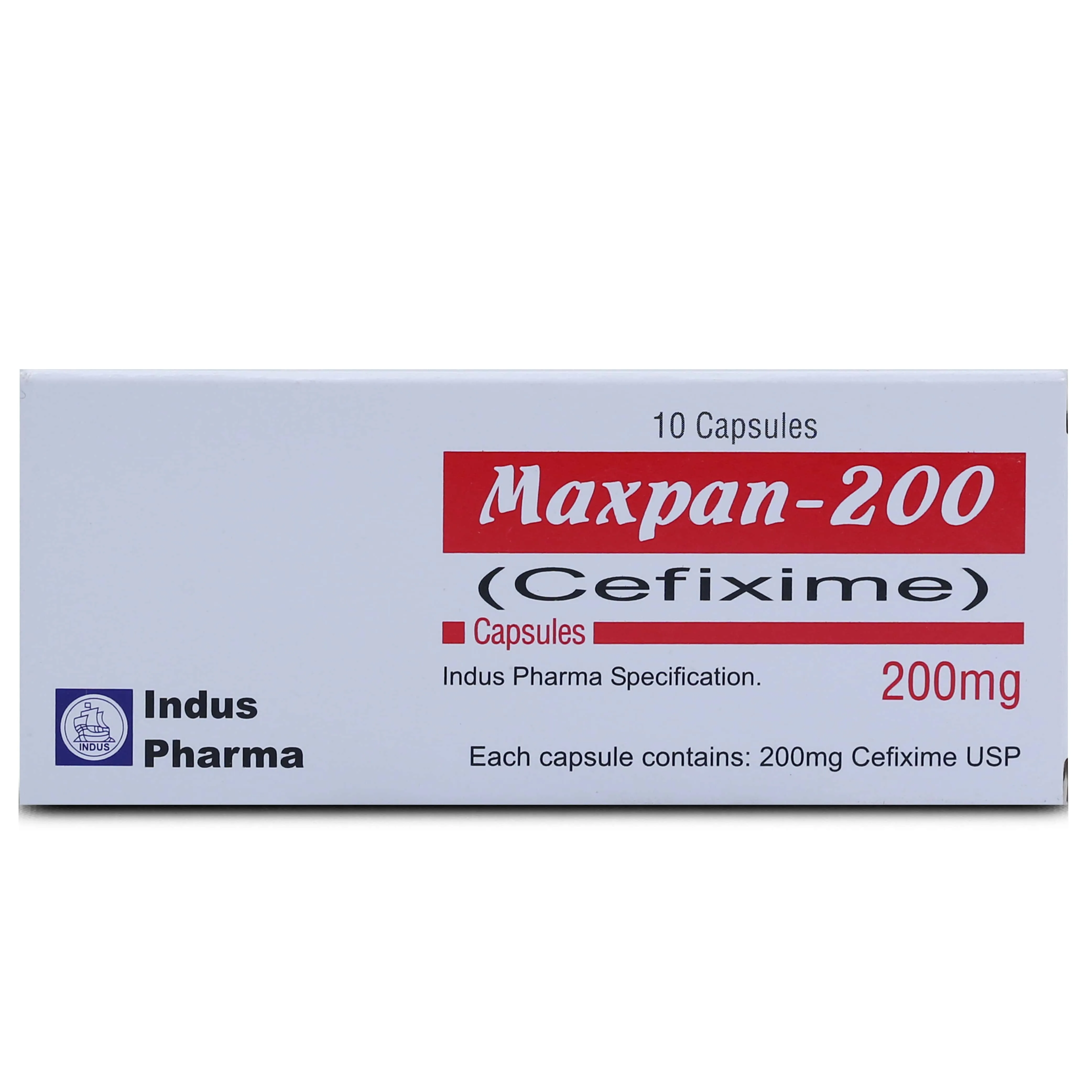 Maxpan 200mg Capsule (10 tablets)