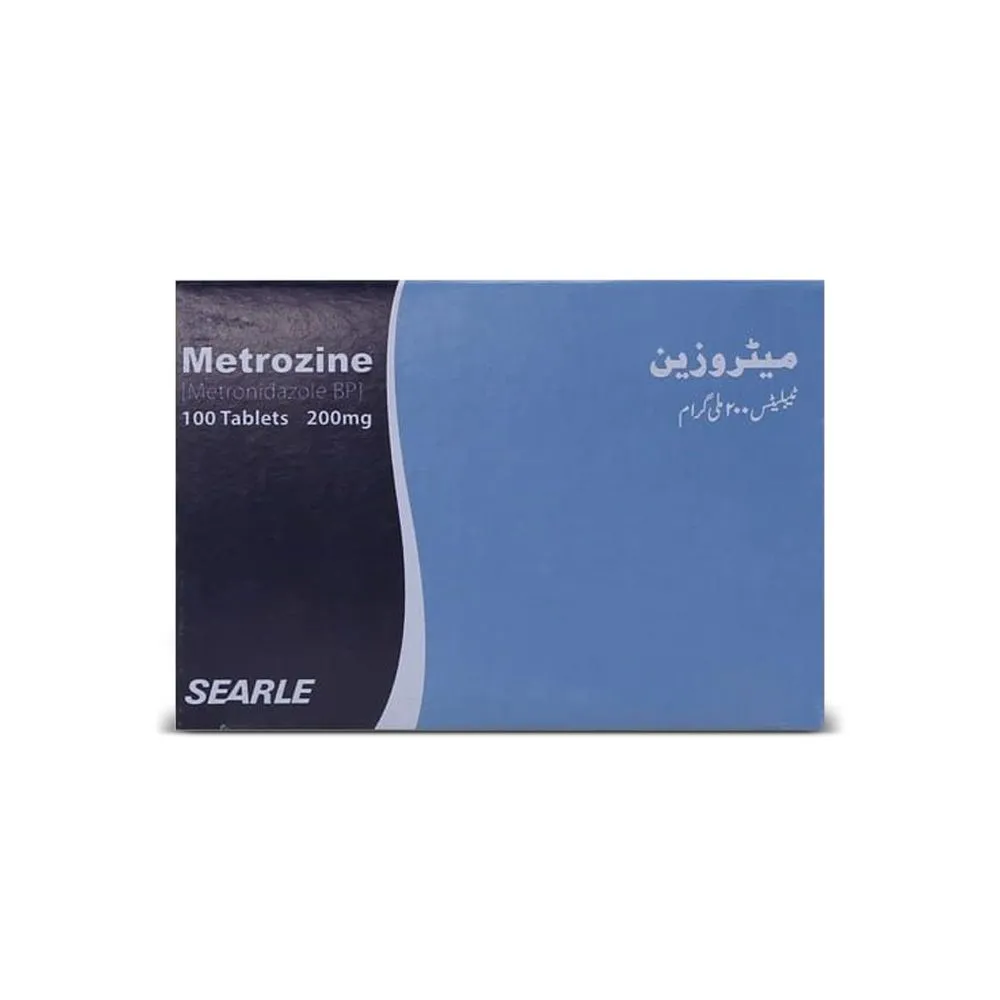 Metrozine 200mg Tablet (x10 Strips)