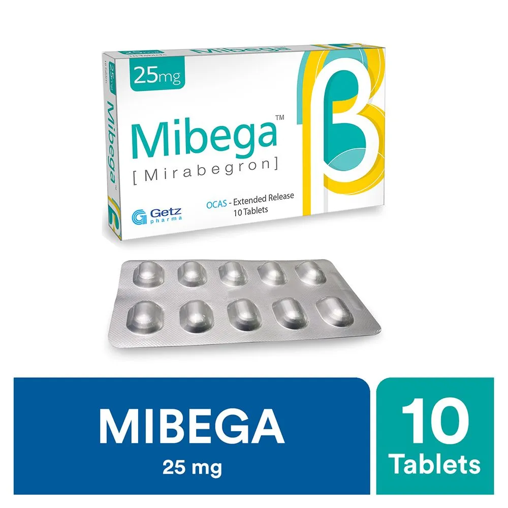 Mibega 25mg Tablet (10 tablets)