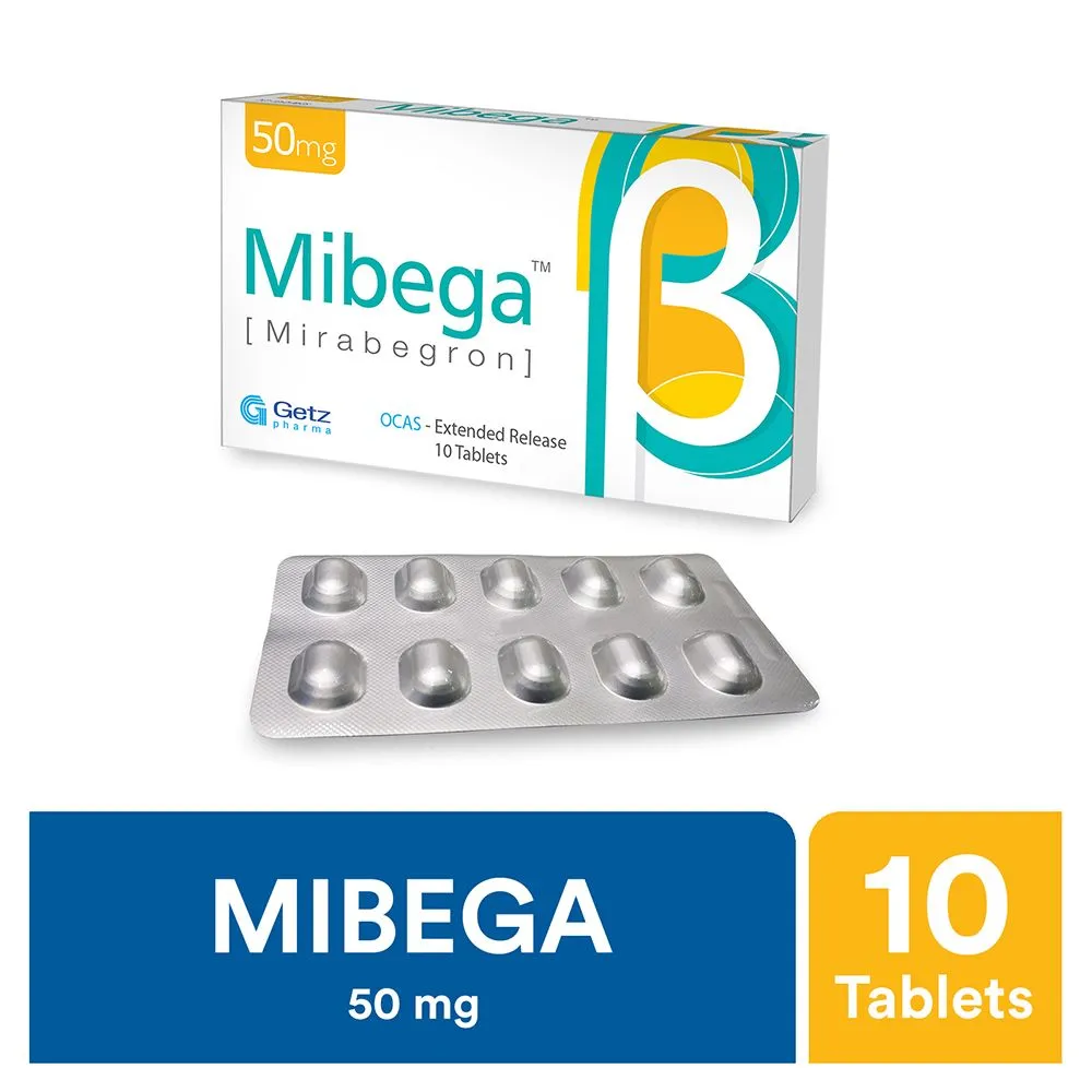 Mibega 50mg Tablet (10 tablets)