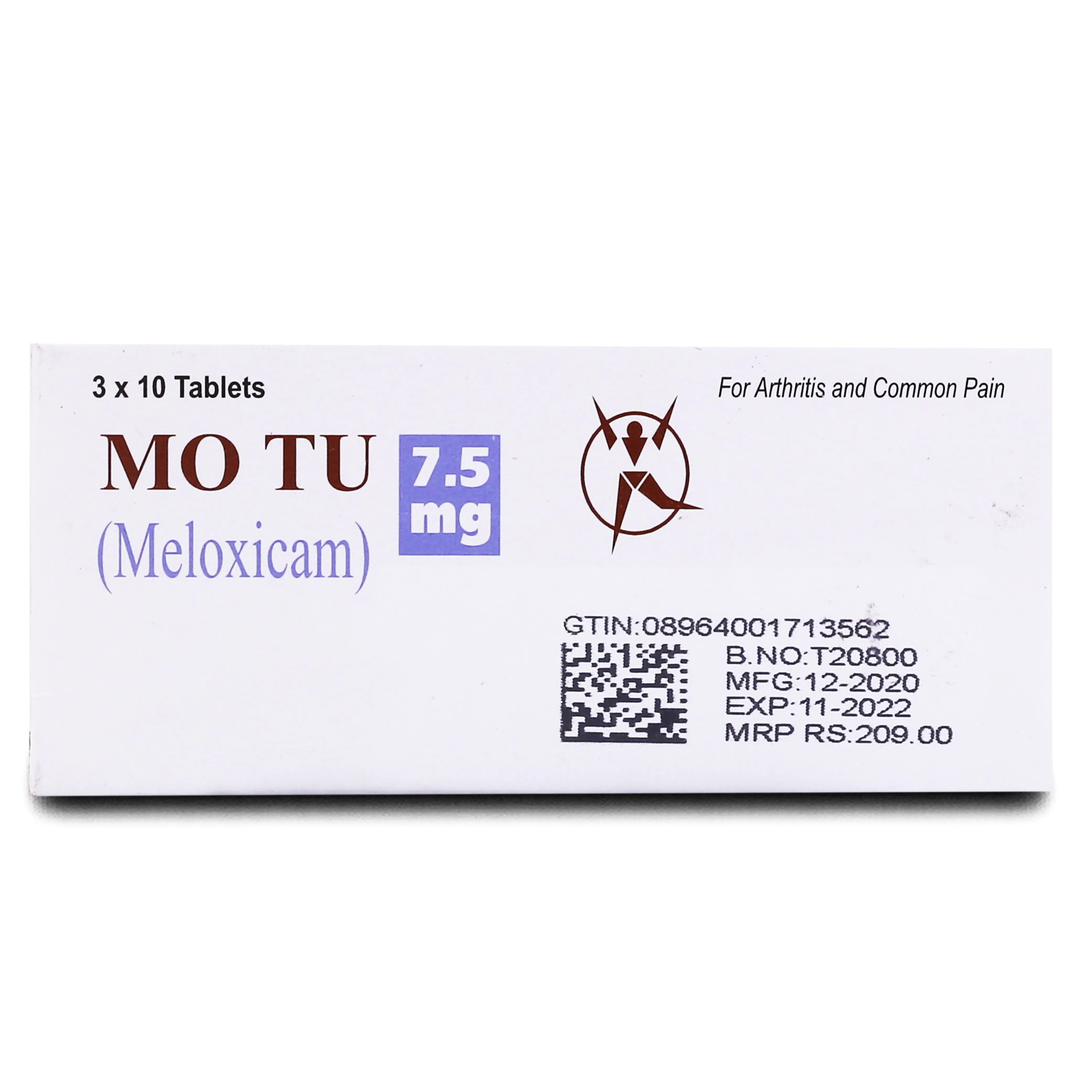 Mo Tu 7.5mg Tablet (x3 Strips)