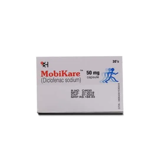 MobiKare 50mg Capsule (x6 Strips)