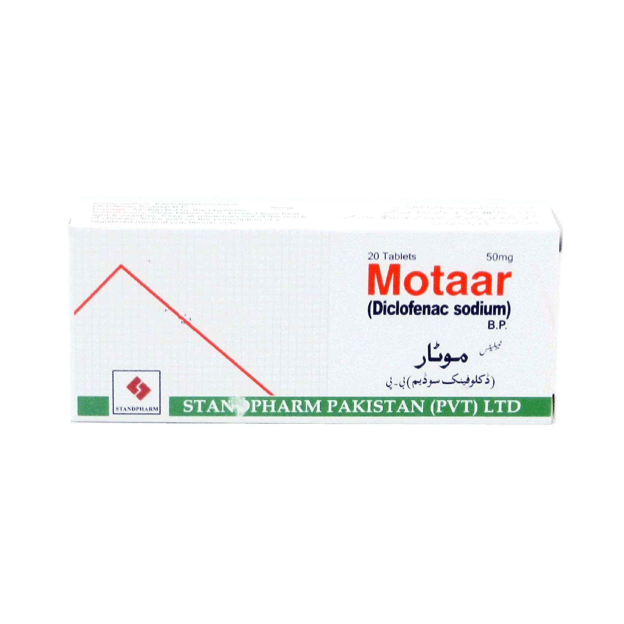 Motaar 50mg Tablet (x2 Strips)