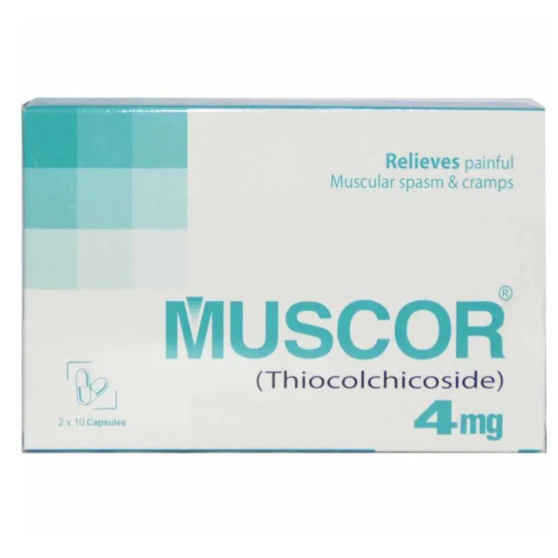 Muscor 4mg Capsule (x2 Strips)