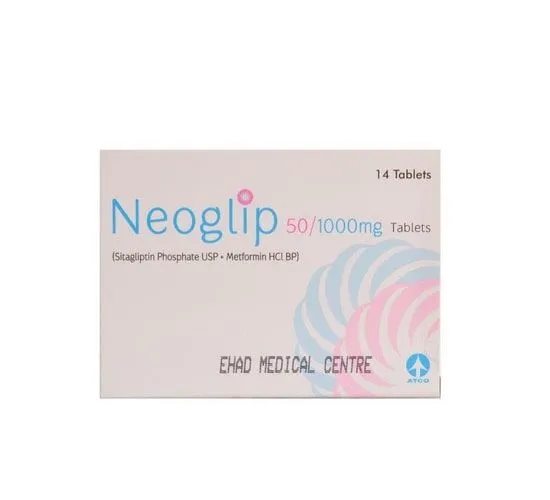 Neo-Glip 50mg+1000mg Tablet (7 tablets)