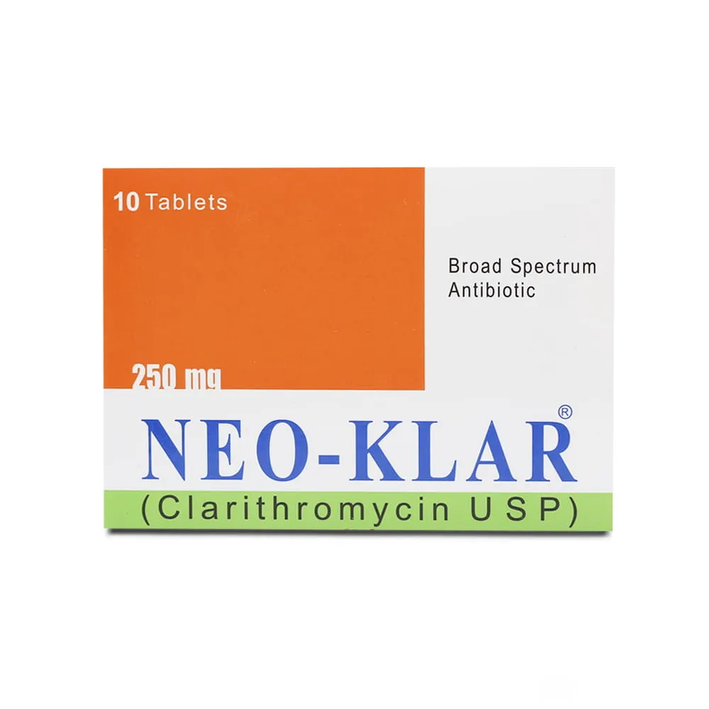 Neo-Klar 250mg Tablet (10 tablets)