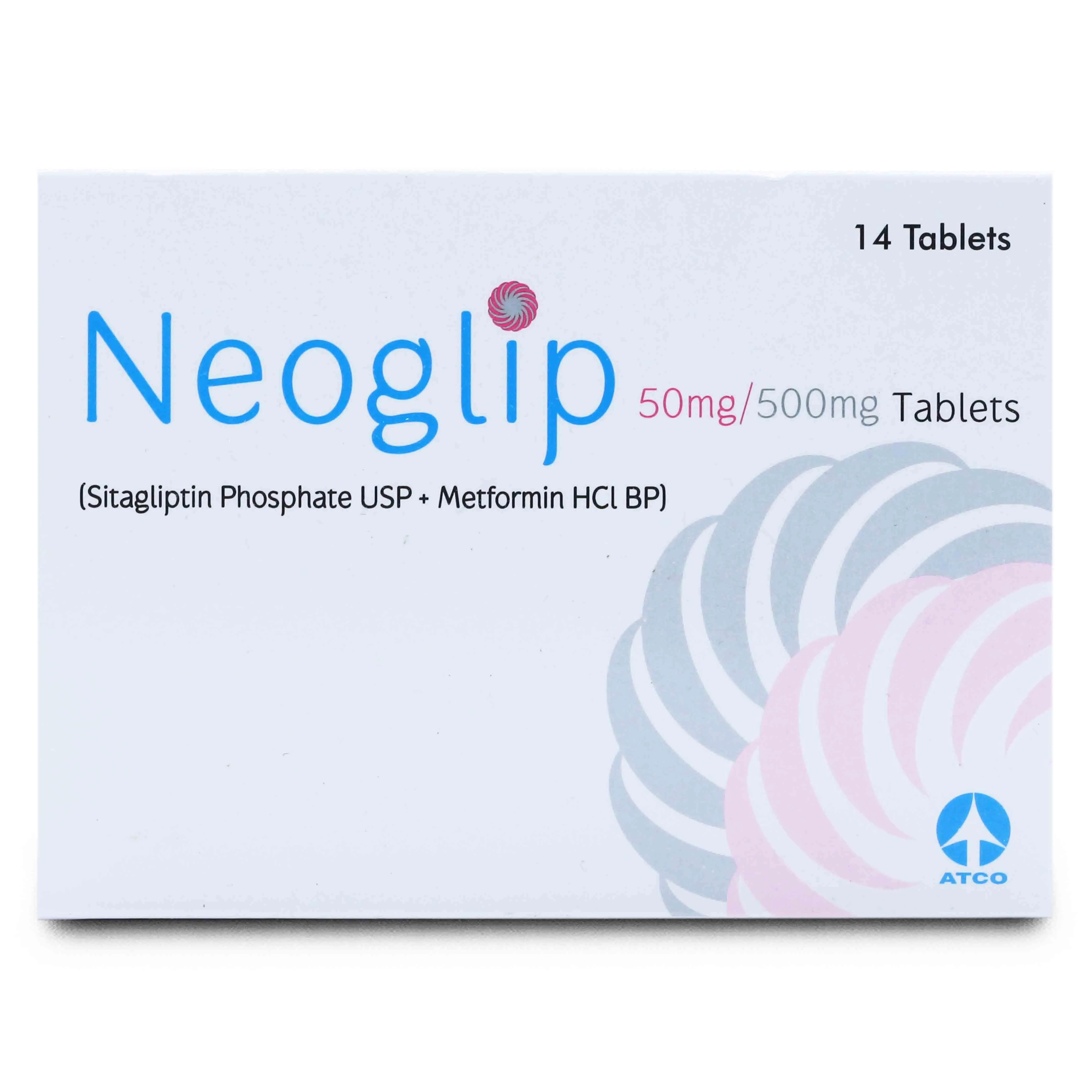 Neoglip 50/500mg Tablet (x2 Strips)