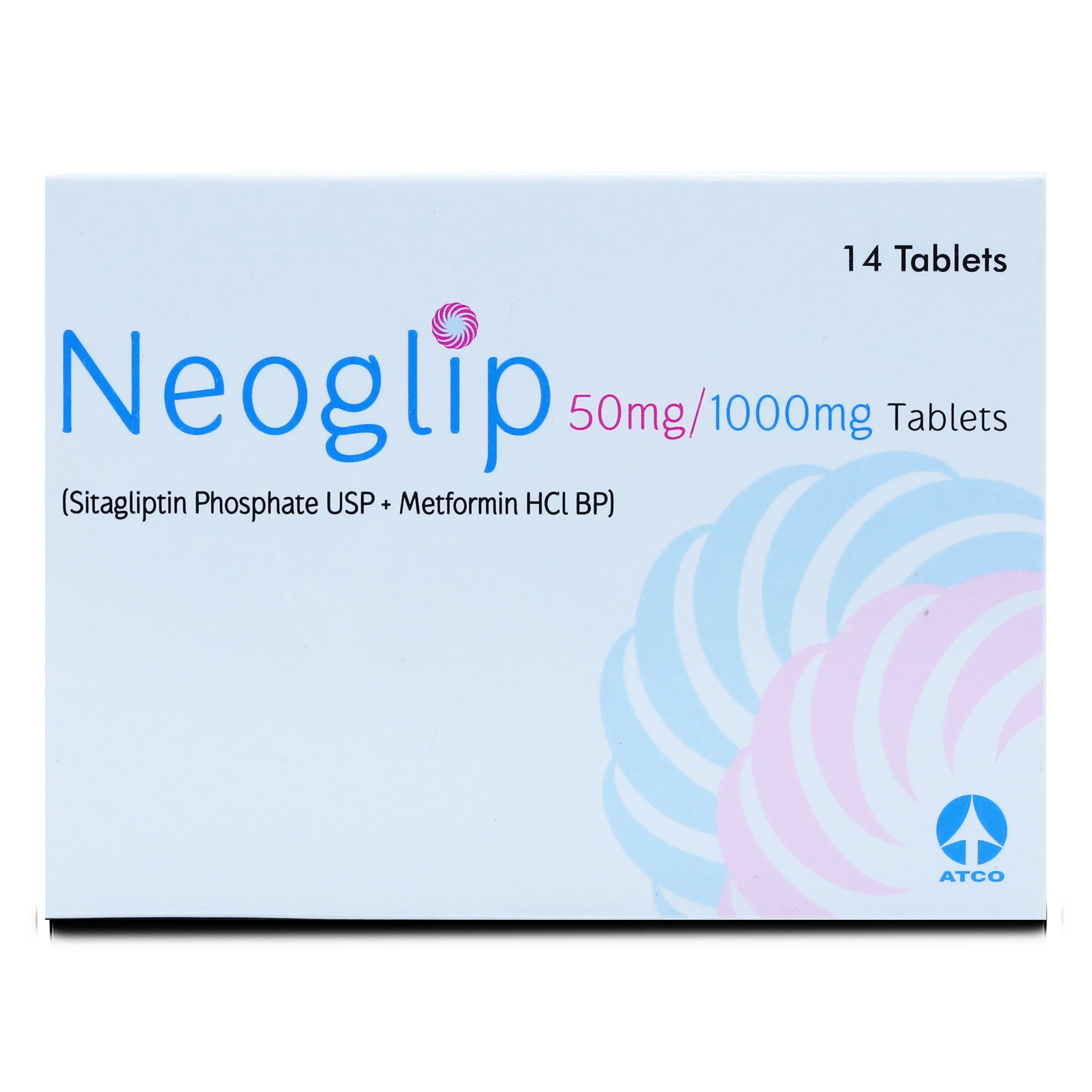 Neoglip 50mg+1000mg Tablet (x2 Strips)