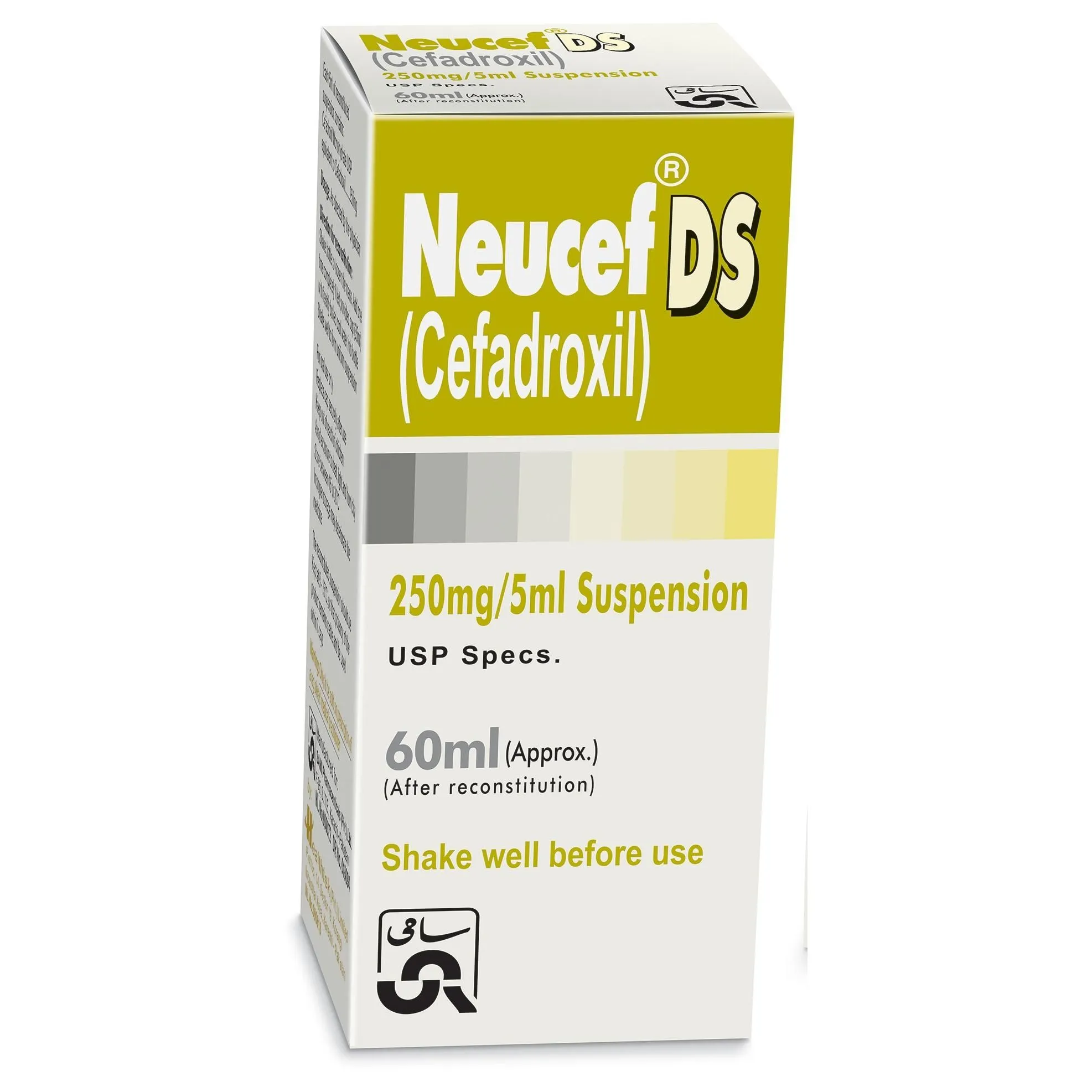 Neucef DS 250mg/5ml Suspension 60 ml