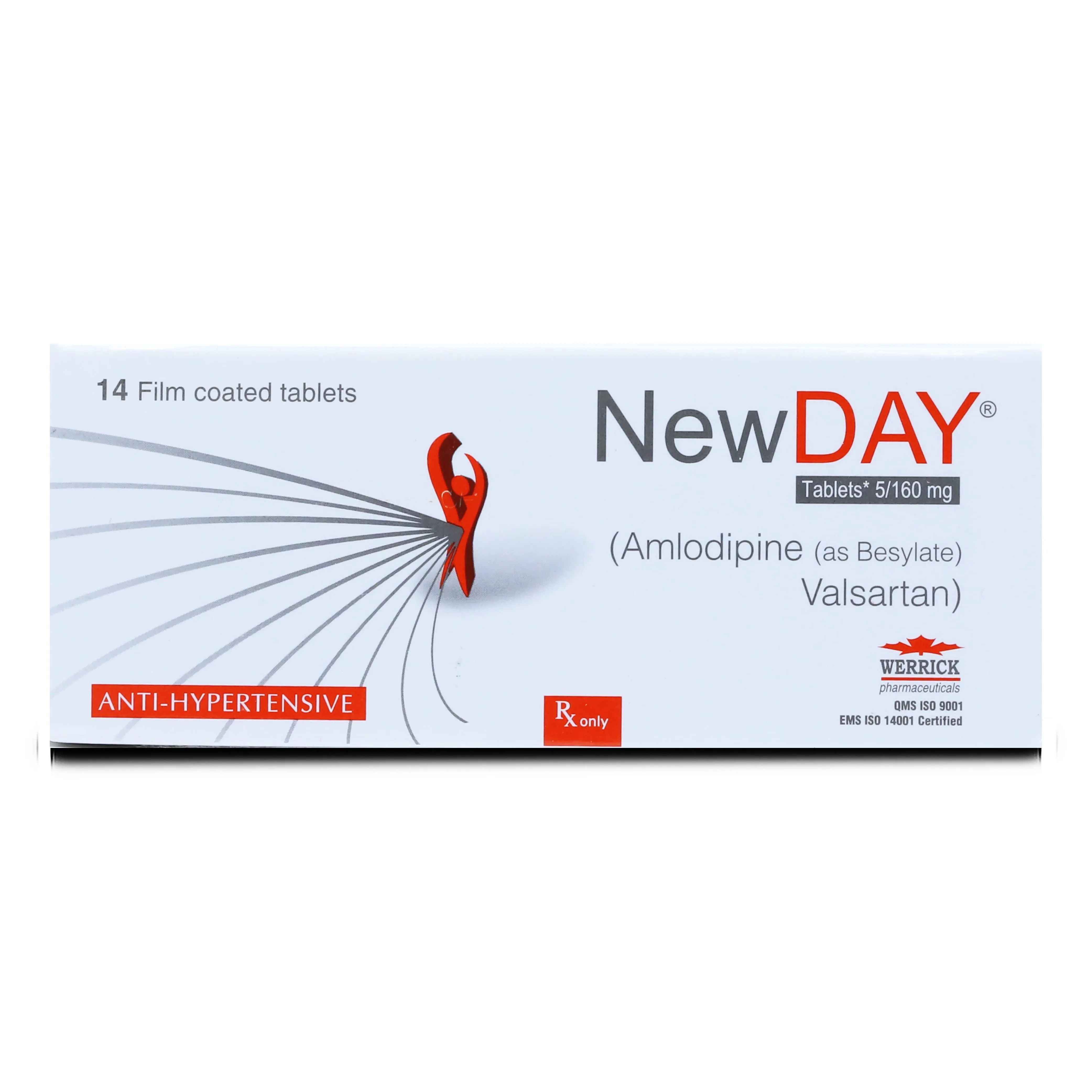 Newday 5mg+160mg Tablet (14 tablets)