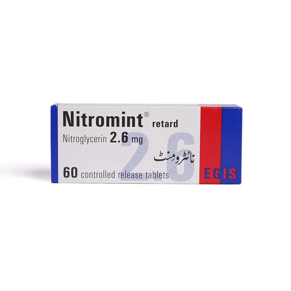 Nitromint Retard 2.6mg Tablet (10 tablets)