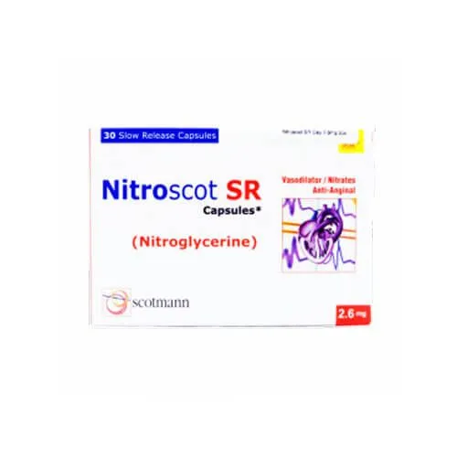 Nitroscot SR 2.6mg Capsule (10 tablets)