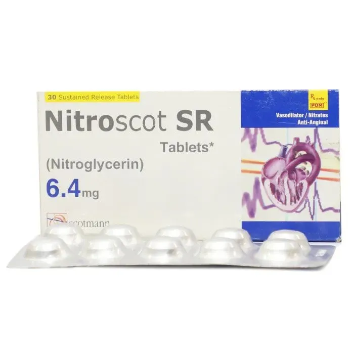 Nitroscot SR 6.4mg Capsule (10 tablets)