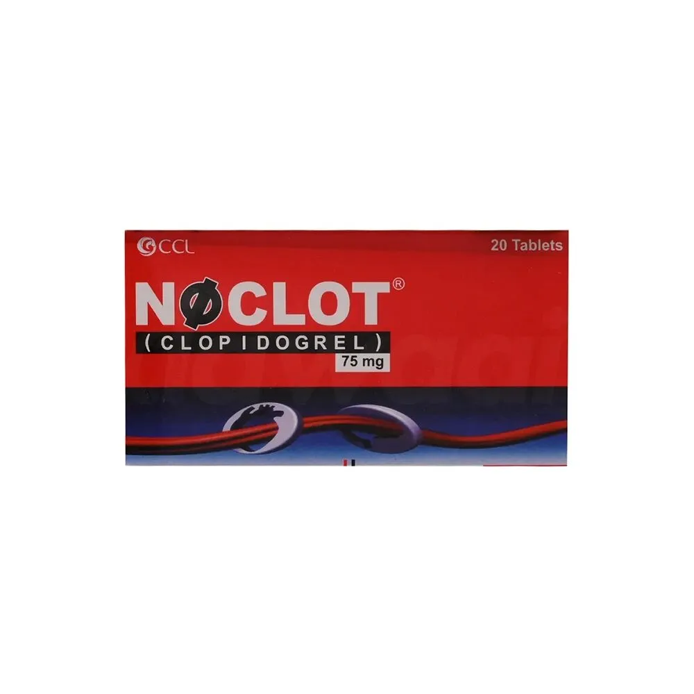 Noclot 75mg Tablet (x2 Strips)