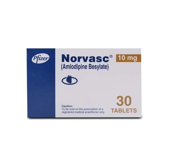 Norvasc 10mg Tablet (10 tablets)