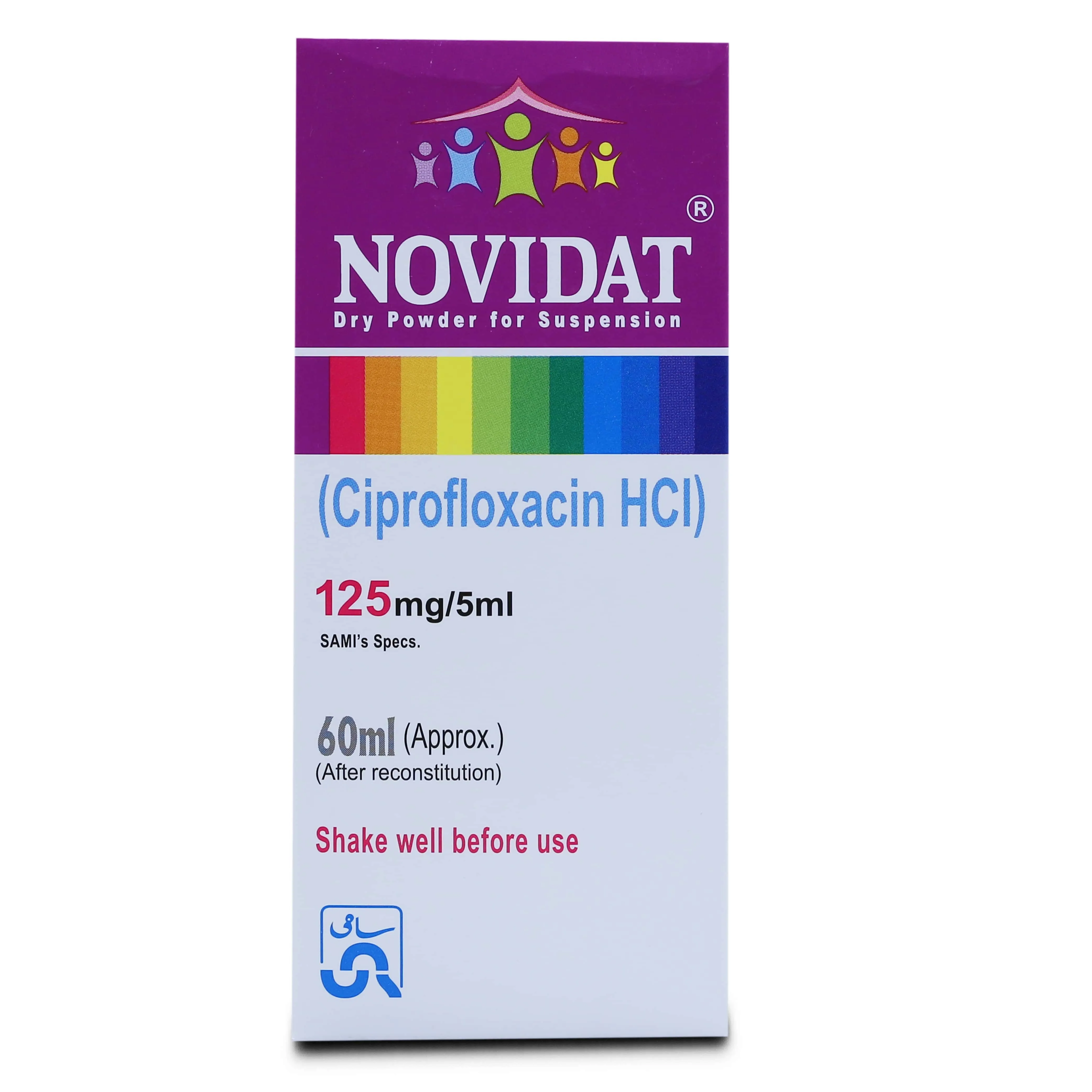 Novidat 125mg/5ml Suspension 60 ml