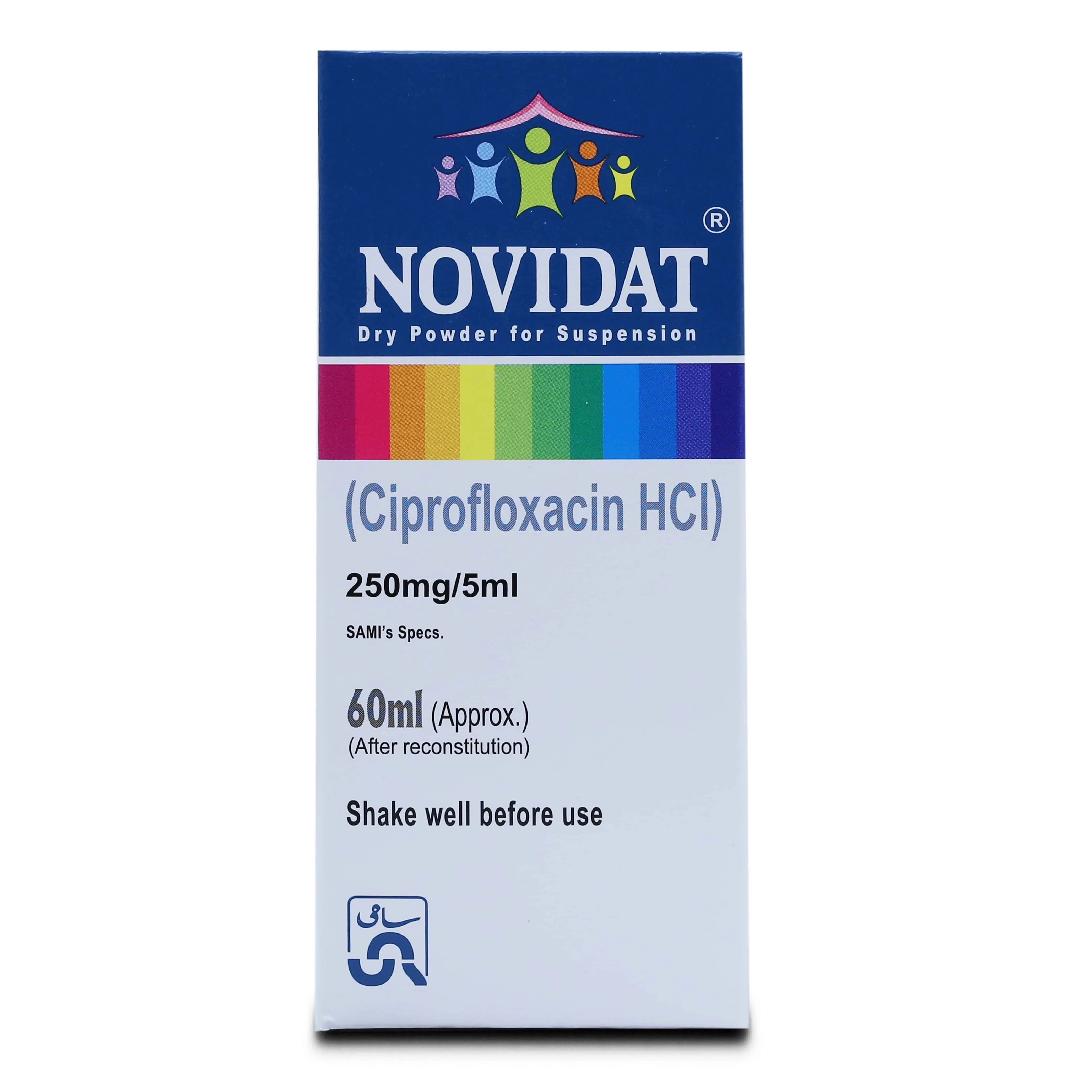 Novidat 250mg/5ml Suspension 60 ml