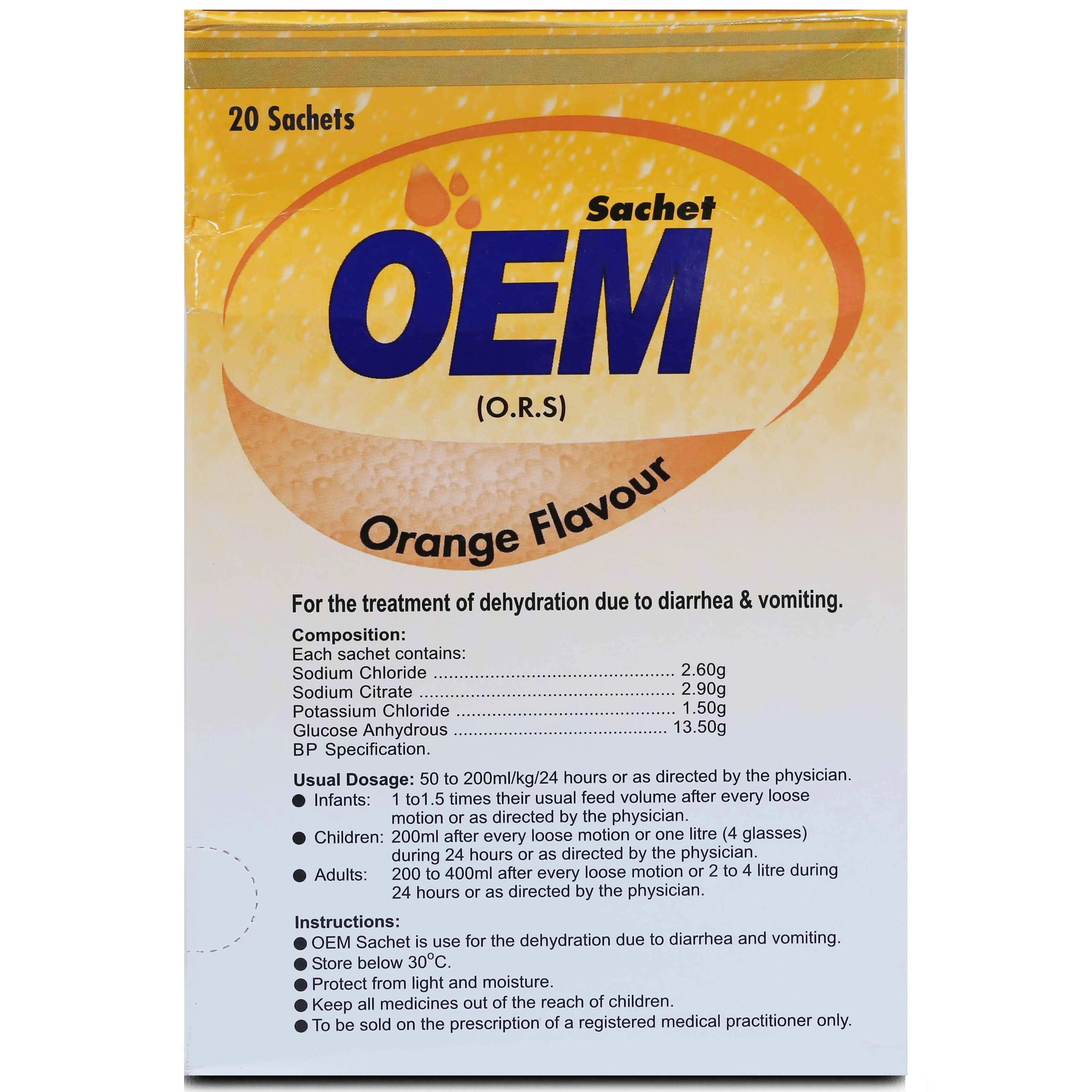 Oem Orange Sachet 1 S
