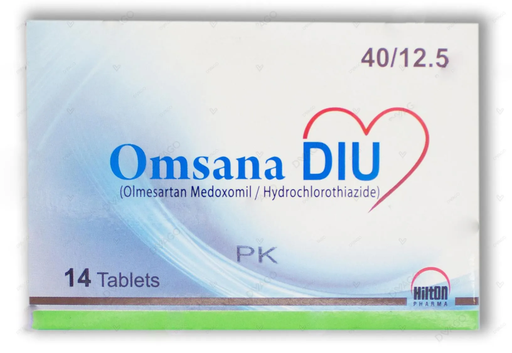 Omsana DIU 40mg+12.5mg Tablet (14 tablets)