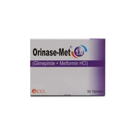 Orinase-Met 1mg+500mg Tablet (10 tablets)