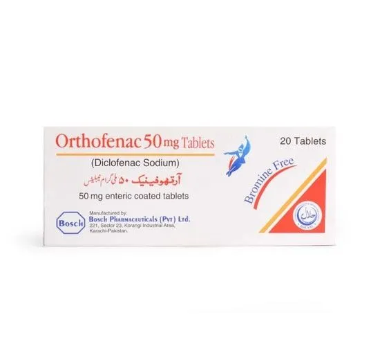 Orthofenac 50mg Tablet (20 tablets)