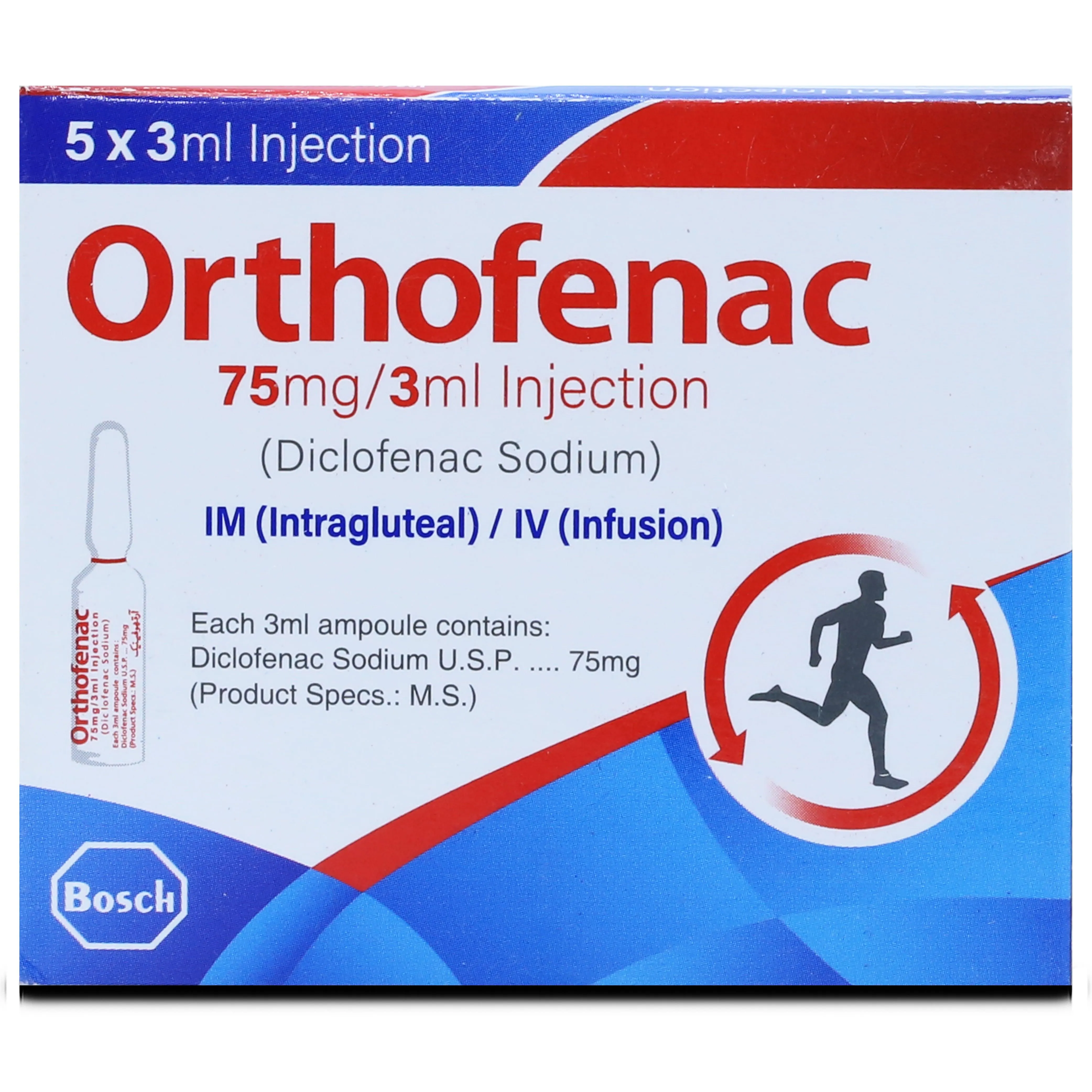 Orthofenac 75mg/3ml Injection 1S