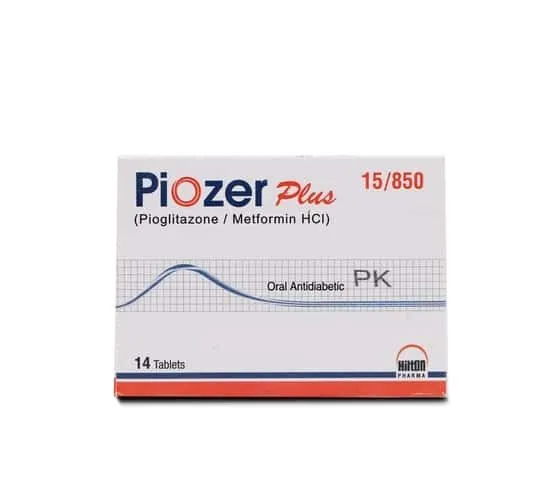 Piozer Plus 15mg+850mg Tablet (7 tablets)