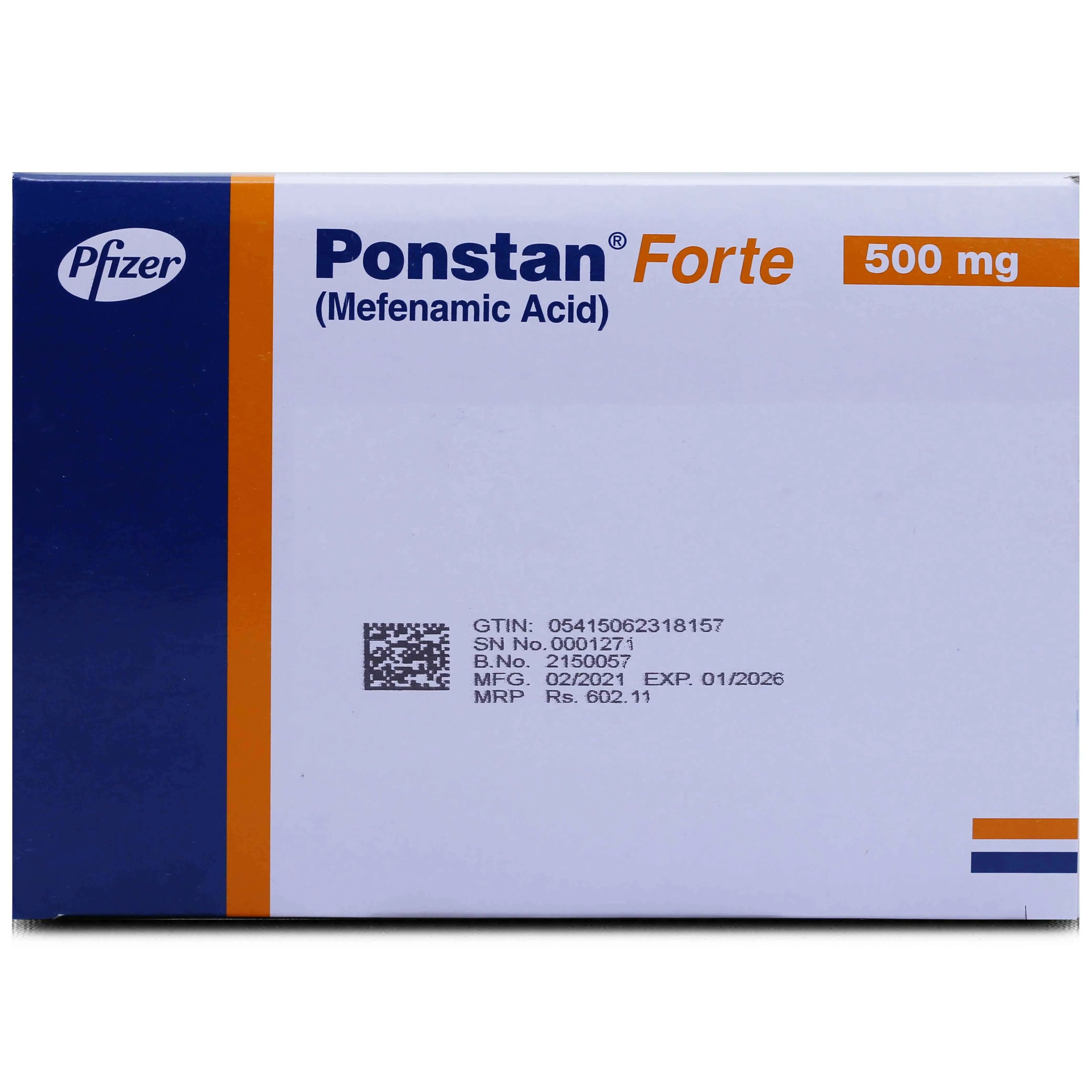 Ponstan Forte 500mg Tablet (x20 Strips)