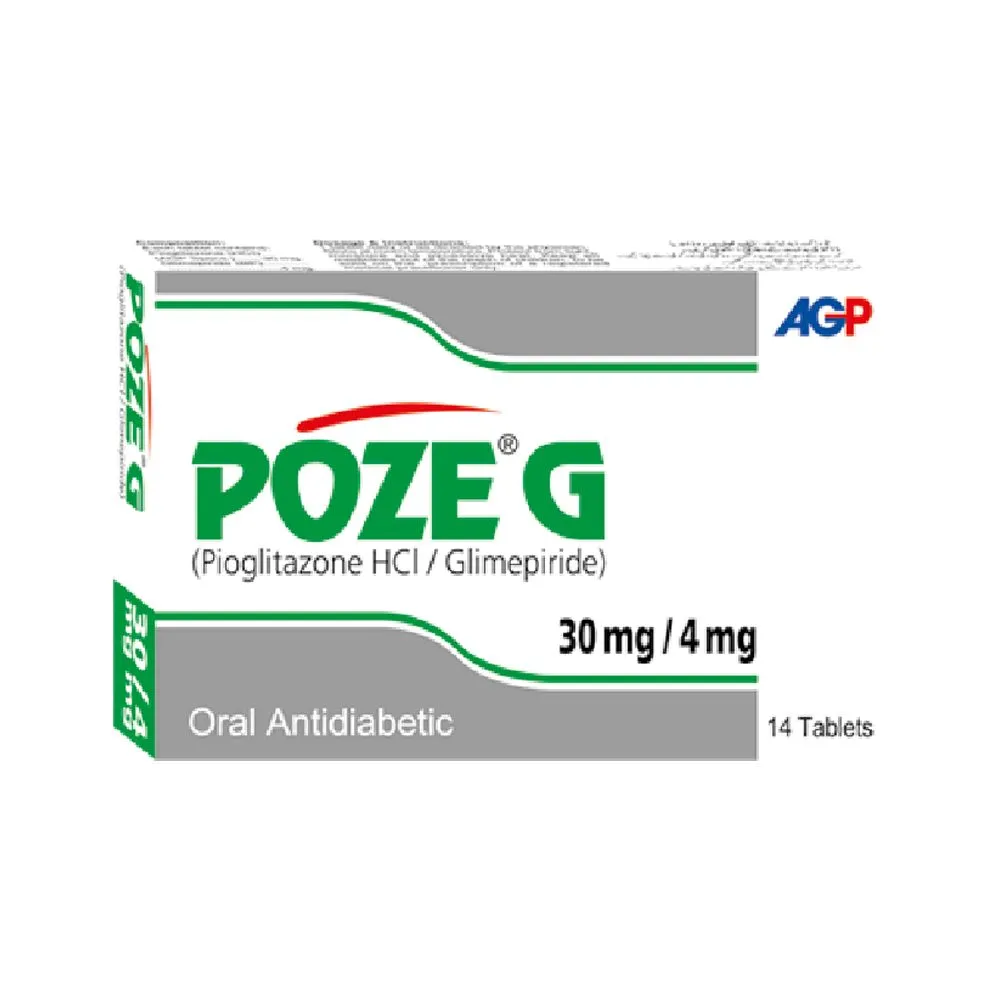 Poze-G 30mg/4mg Tablet (7 tablets)