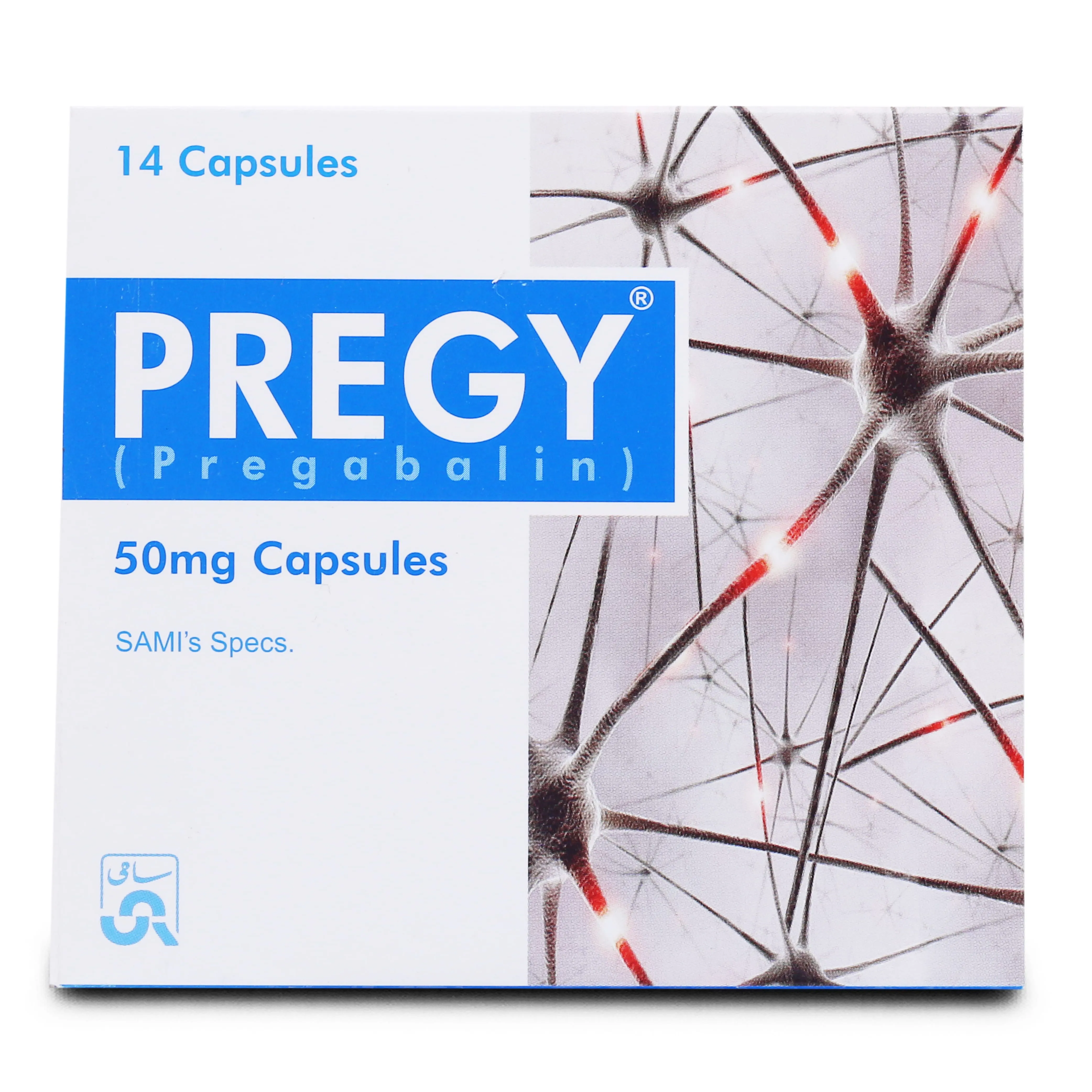 Pregy 50mg Capsule (14 tablets)