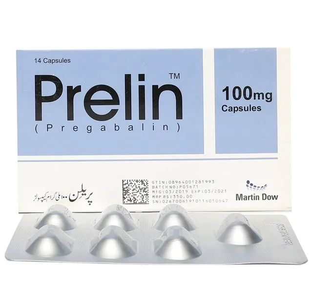 Prelin 100mg Capsule (7 tablets)