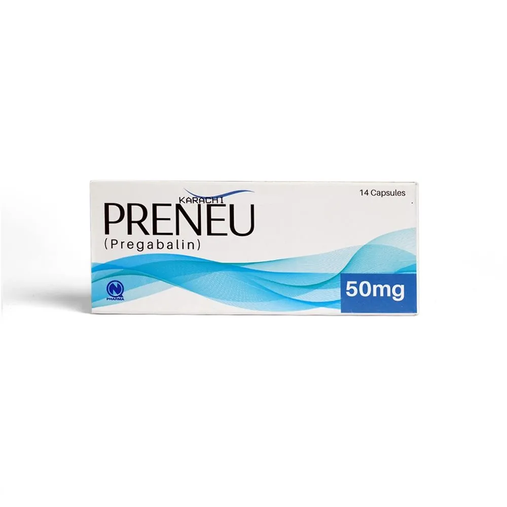 Preneu 50mg Capsule (x2 Strips)