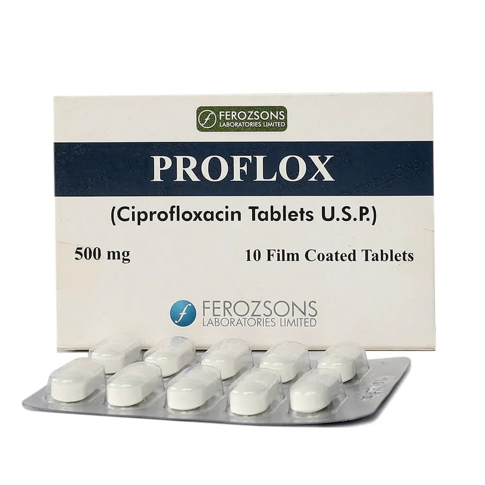 Proflox 500mg Tablet (10 tablets)