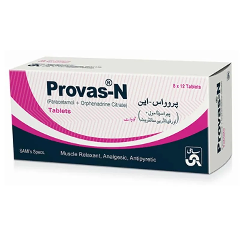 Provas-N 450mg/35mg Tablet (x8 Strips)