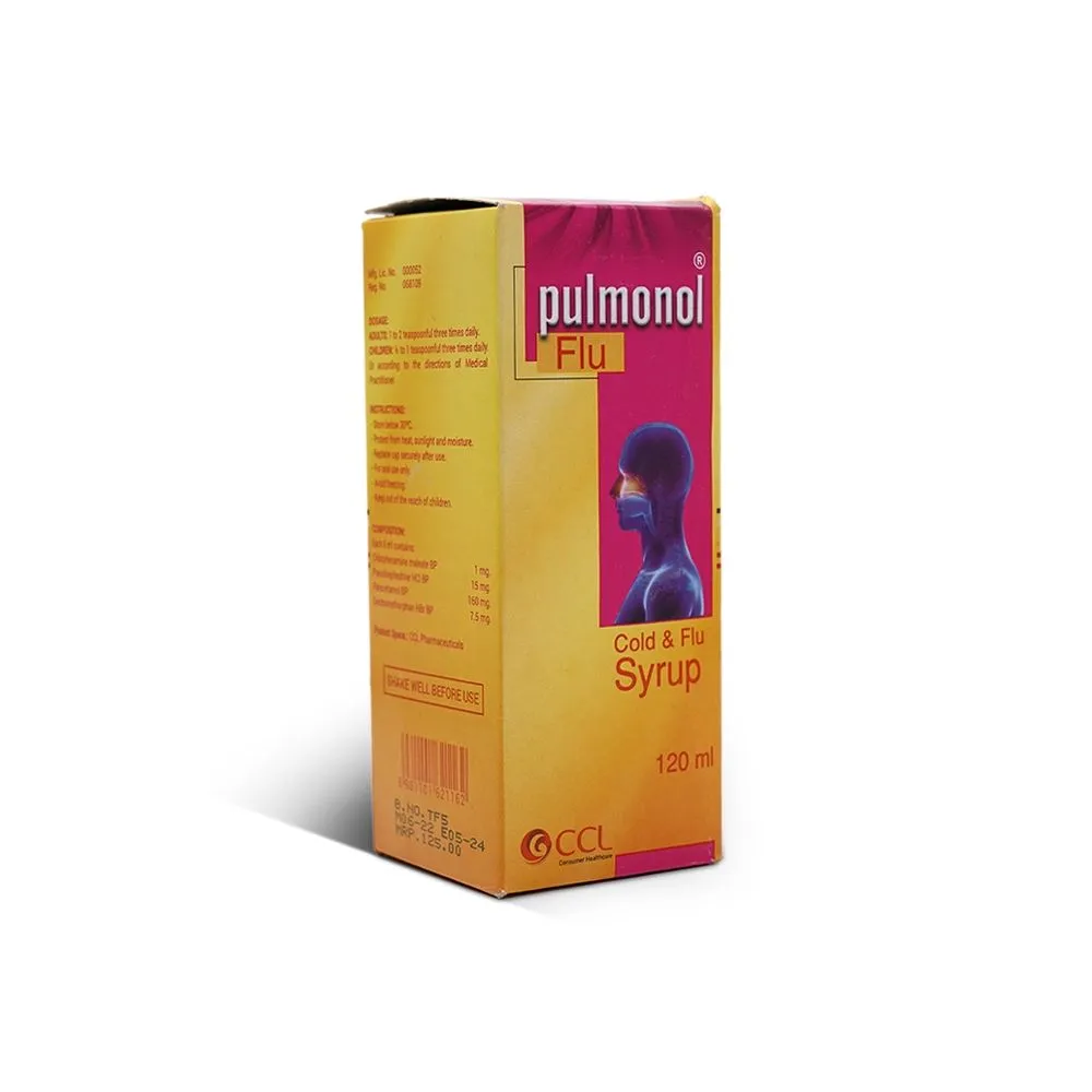 Pulmonol Flu Syrup 120 ml