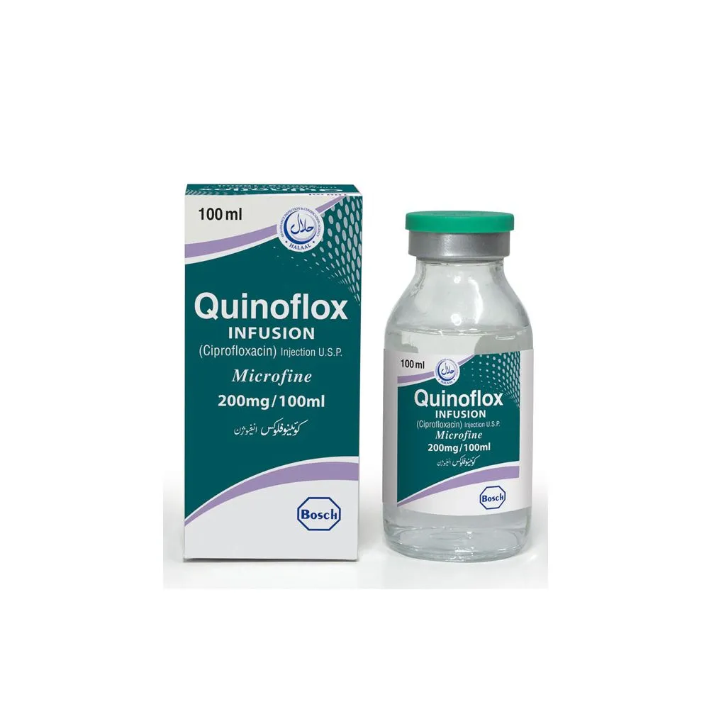 Quinoflox 200mg/100ml Injection 1 vial