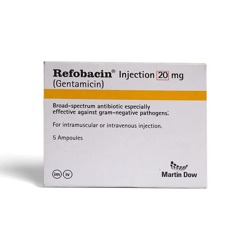 Refobacin 20mg Injection 1 ml