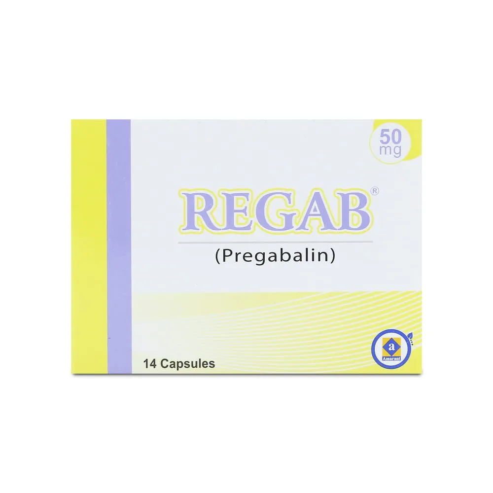 Regab 50mg Capsule (7 tablets)