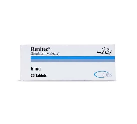 Renitec 5mg Tablet (x2 Strips)