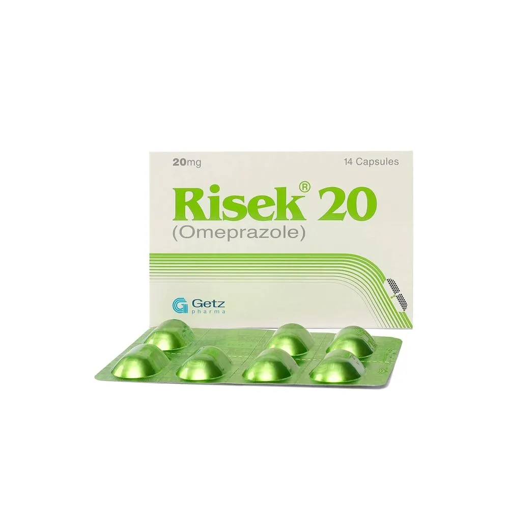 Risek 20mg Capsule Pack (21 tablets)