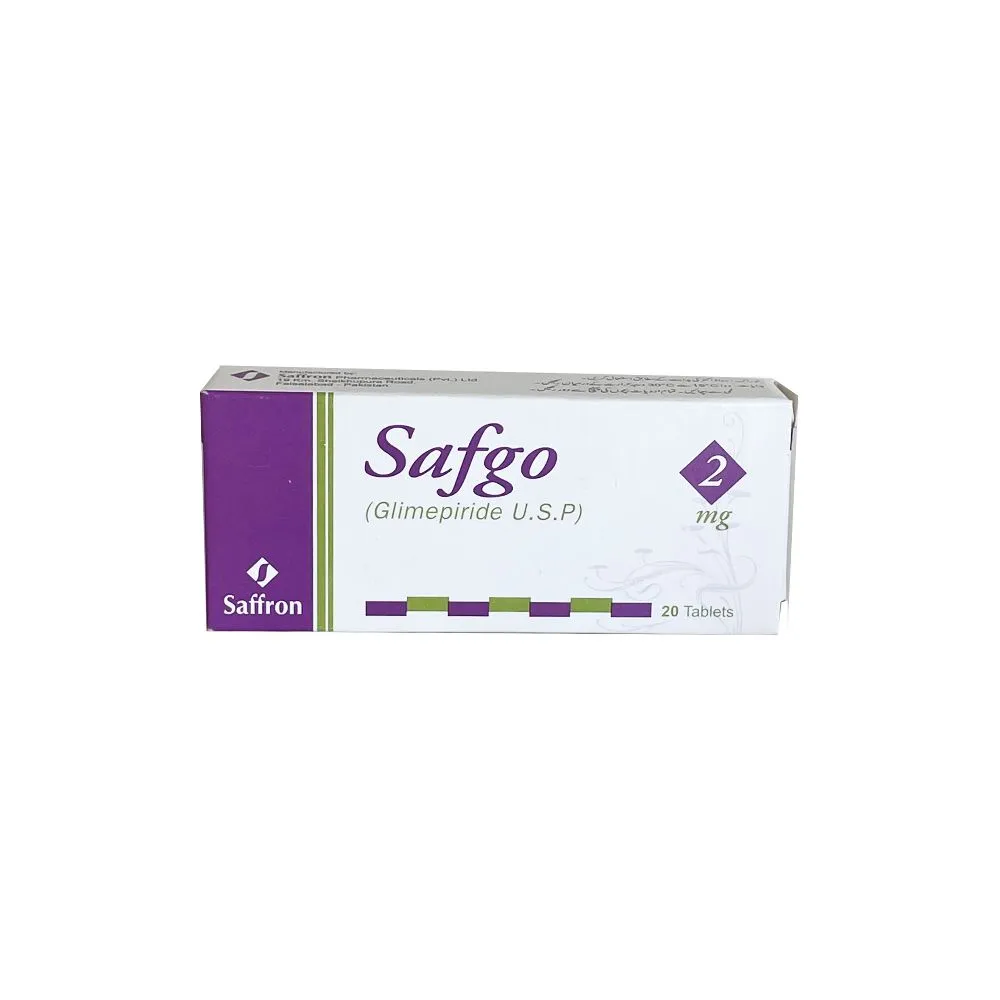 Safgo 2mg Tablet (x2 Strips)