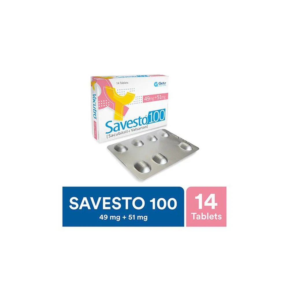 Savesto 100 49+51mg Tablet (7 tablets)