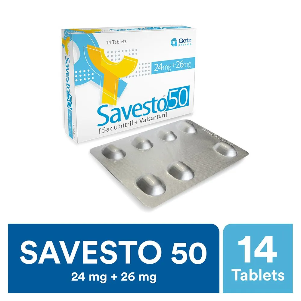 Savesto 50 24mg/26mg Tablet (x4 Strips)