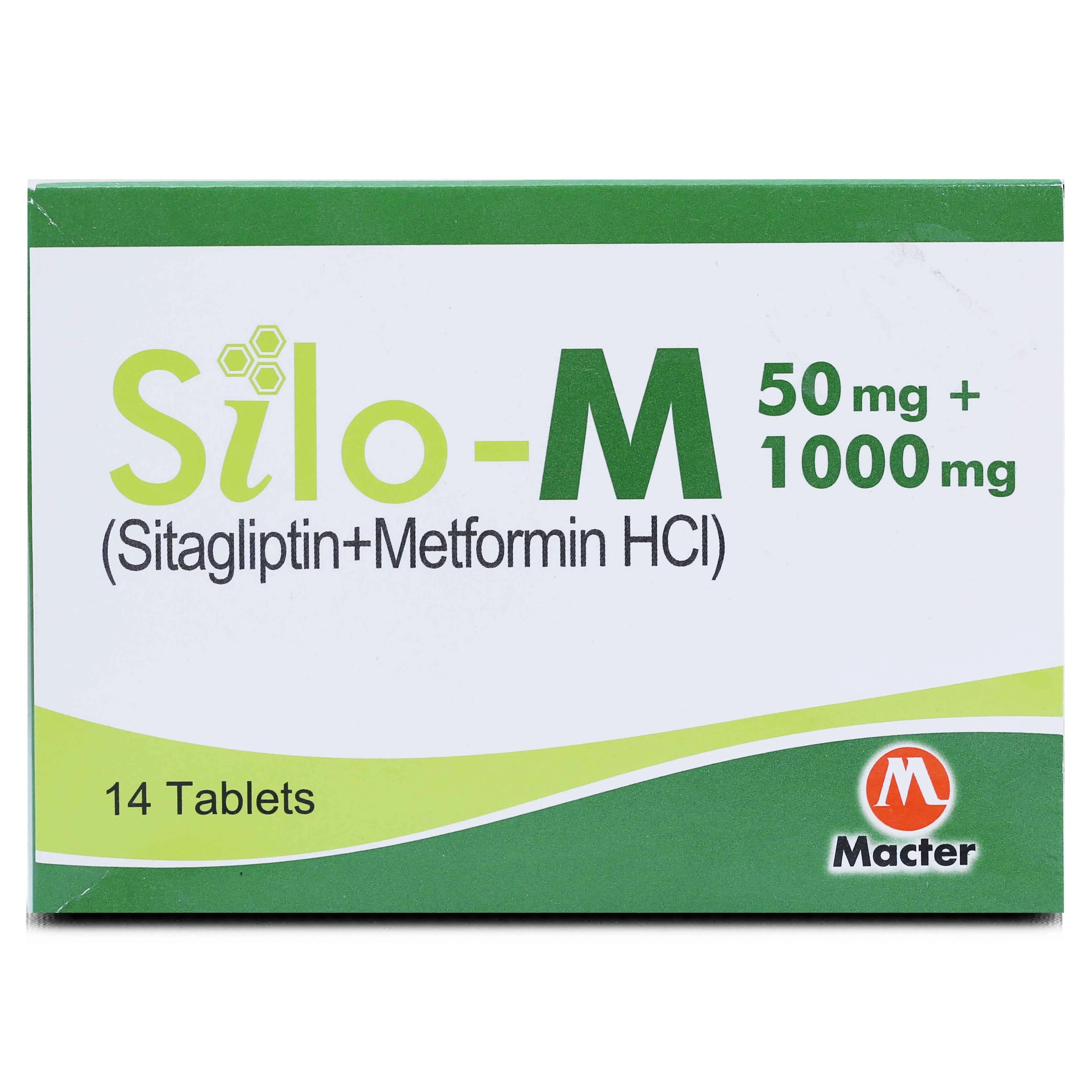 Silo-M 50mg+1000mg Tablet (7 tablets)