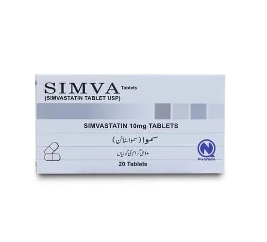 Simva 10mg Tablet (x2 Strips)