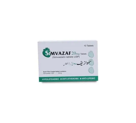 Simvazaf 20mg Tablet (10 tablets)