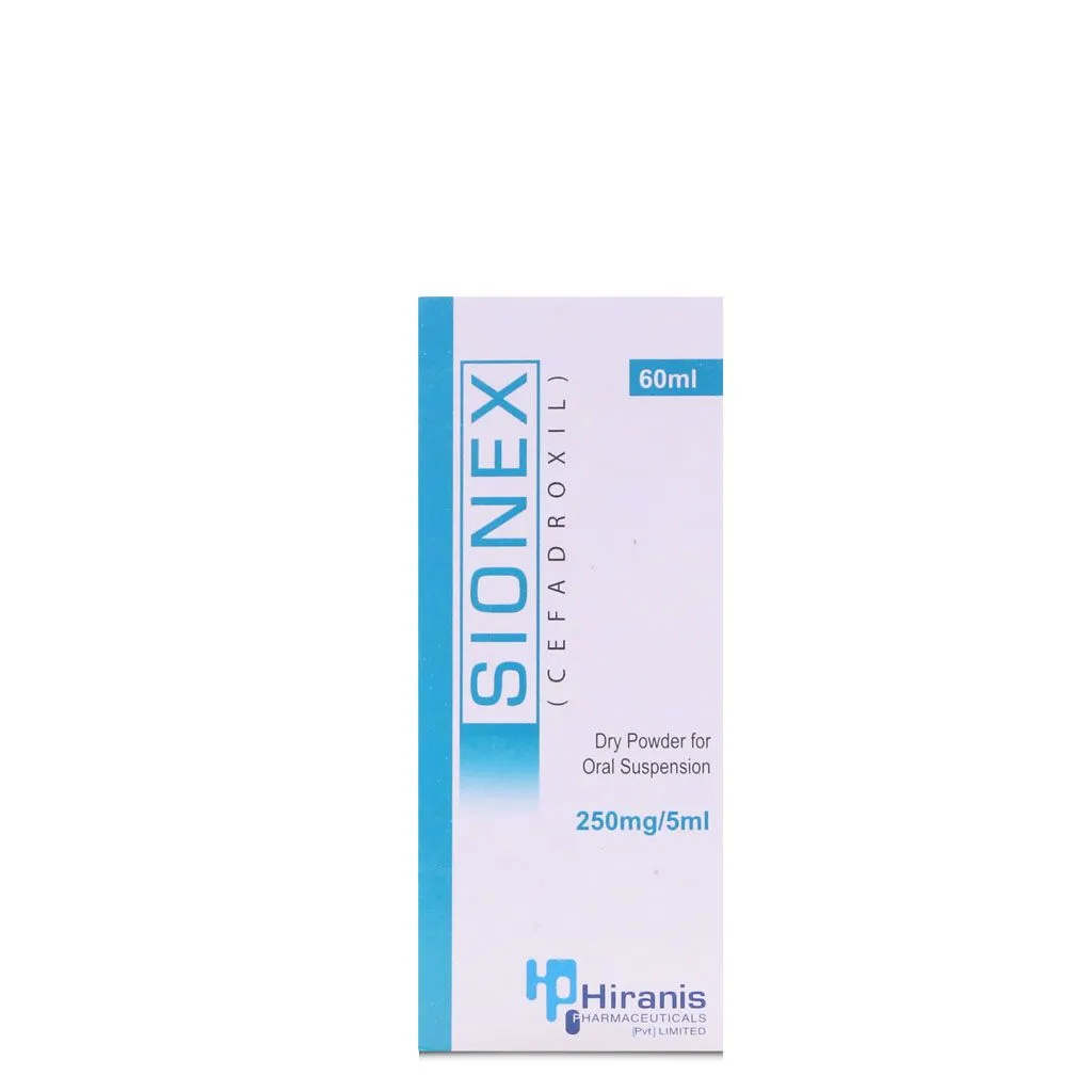 Sionex 250mg/5ml Suspension 60 ml