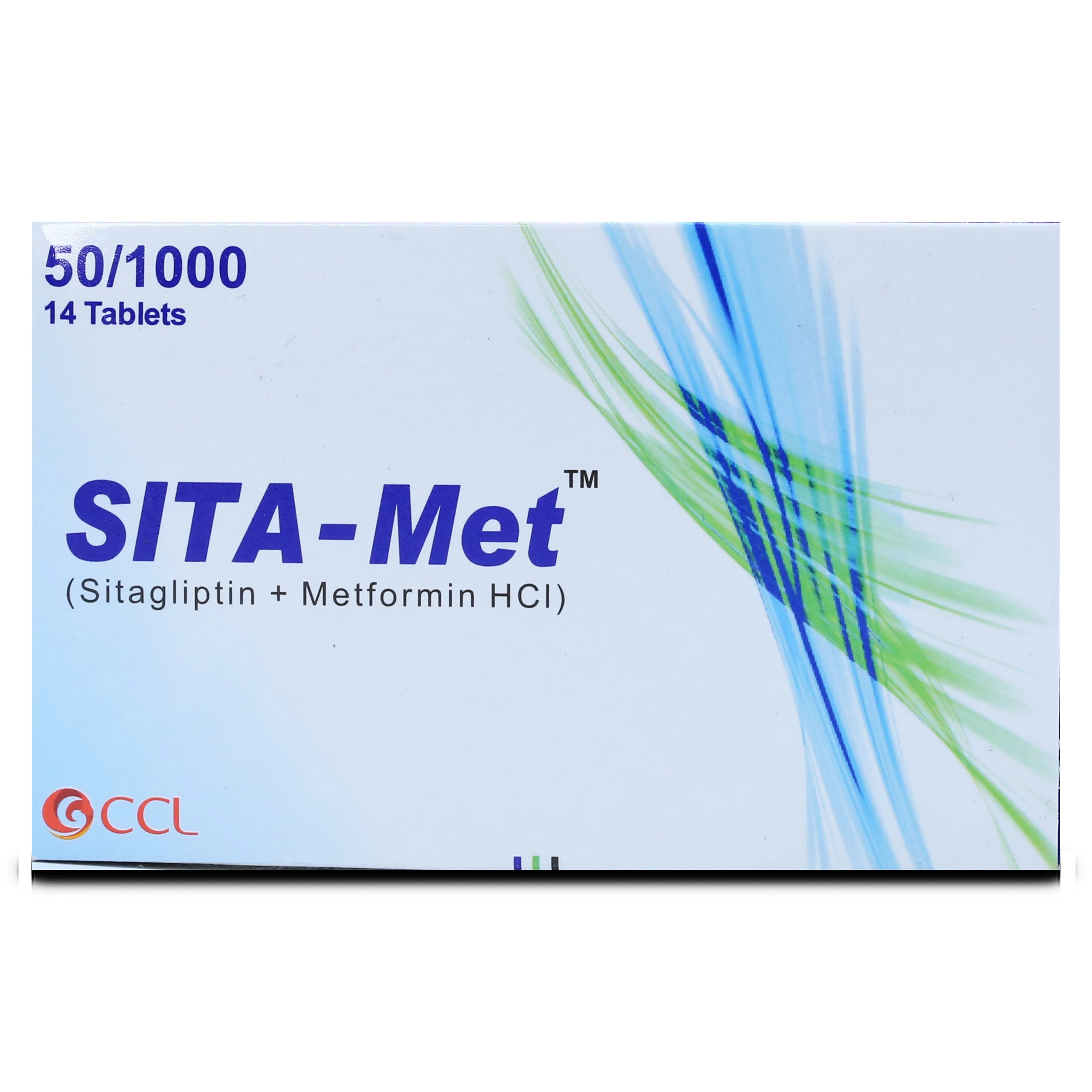 Sita-Met 50mg+1000mg Tablet (x2 Strips)