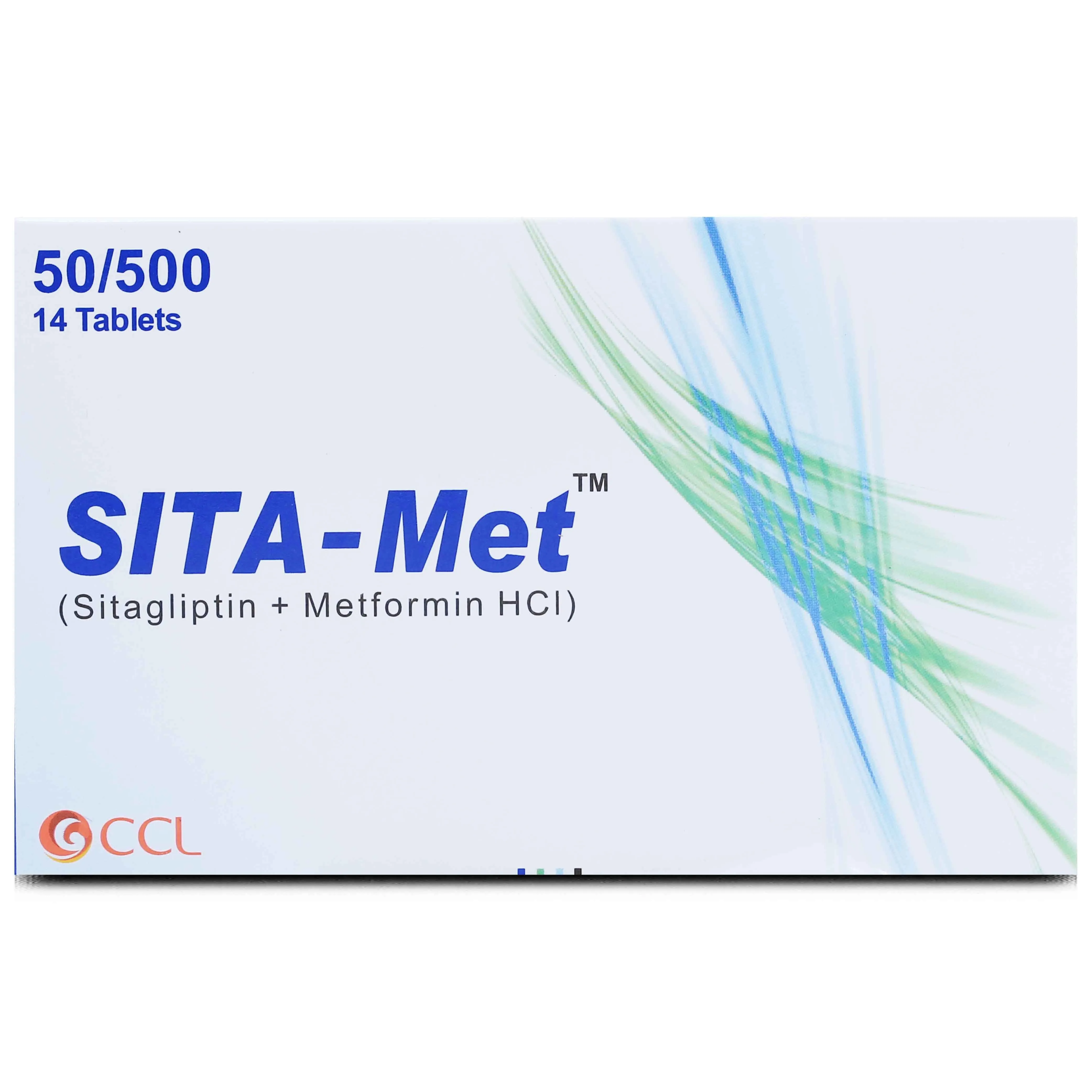 Sita-Met 50mg+500mg Tablet (x2 Strips)