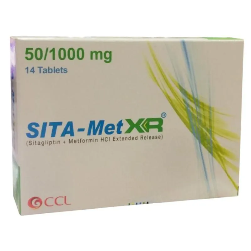 Sita-Met XR 50/1000mg Tablet (x2 Strips)
